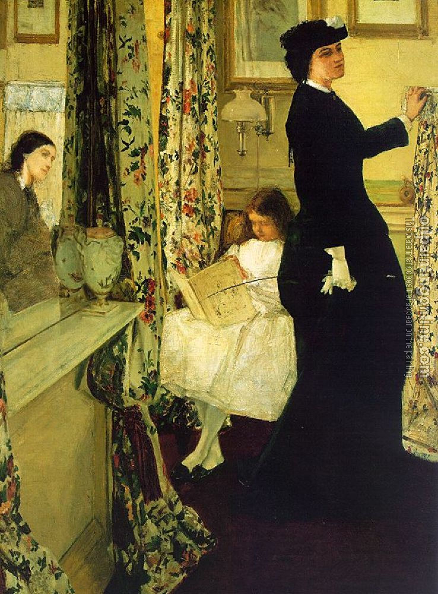 Whistler, James Abbottb McNeill - The Music Room